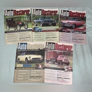 Auto Restorer Magazines: Volume 22, 2010 (Jan, Feb, Mar, July, Dec)